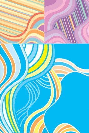 Fashion Vector Wave Background