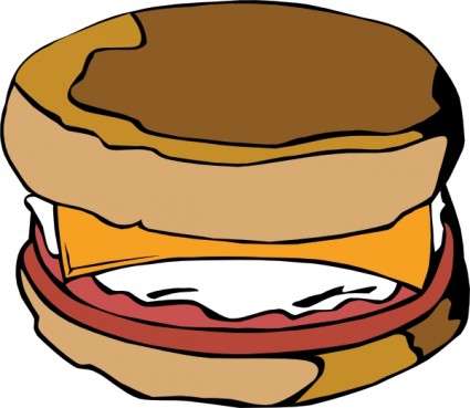Fast food de pequeno-almoço ff menu clip-art