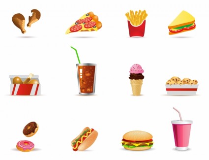 fast foody ikony