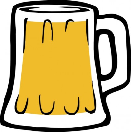 ماتي فاتيماتيبريوينج الدهنية تخمير البيرة القدح الرمز قصاصة فنية