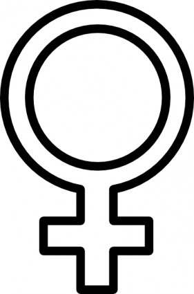 ClipArt simbolo femminile
