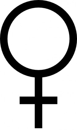 weibliche Symbol ClipArt