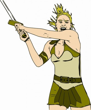 Female warrior warna
