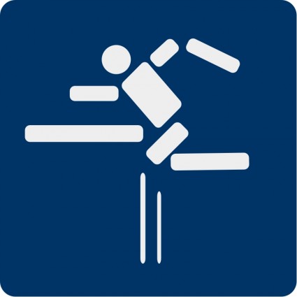 Fence Jumping Pictogram