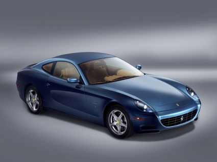 Ferrari scaglietti синий боковой и передней обои автомобилей ferrari
