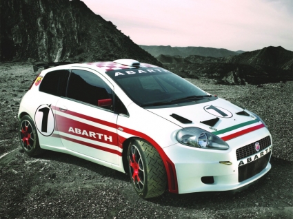 Fiat Grande Punto Abarth Front And Side Wallpaper Fiat Cars