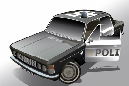 chiếc xe cảnh sát Fiat