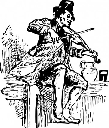 clipart de violinista