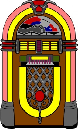 الخمسينات jukebox قصاصة فنية
