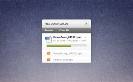widget di download di file