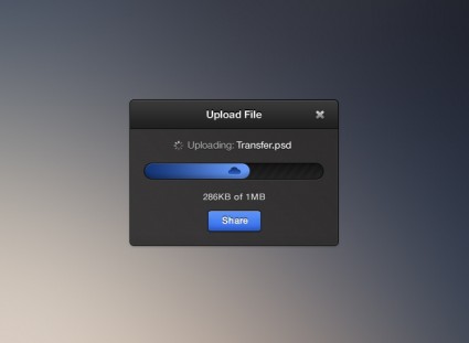 Datei-Upload-widget