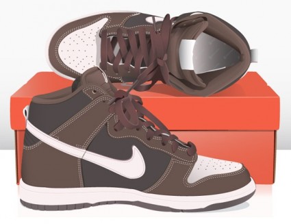 Fine Nike Shoes Vector