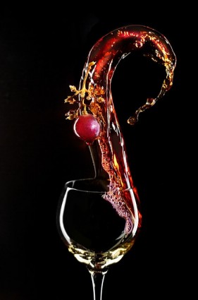 bella foto di vino rosso