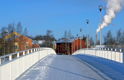 ฟินแลนด์สะพานหิมะ