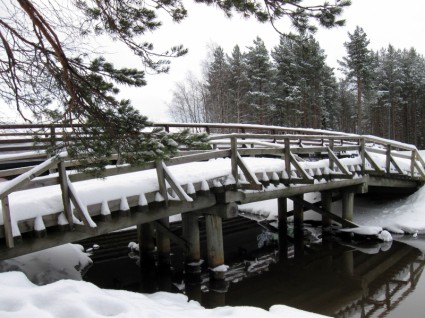 Finnland-Brücke-stream