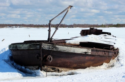 Finnland Schiffswrack Schiff