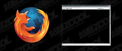 matériel de vecteur fenêtre Firefox navigateur