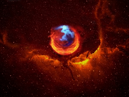 Firefox Nebula Wallpaper Firefox Computers