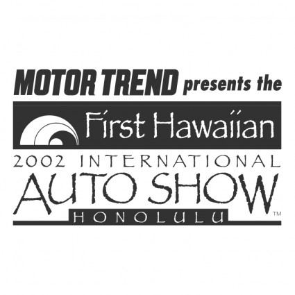 最初のハワイアン国際自動車ショーします。