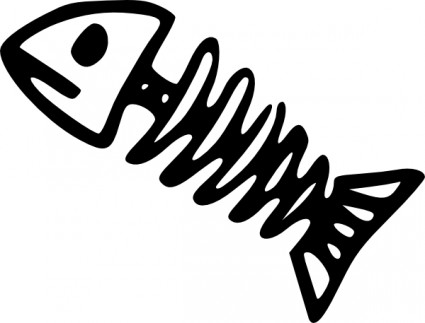 pesce scheletro ClipArt
