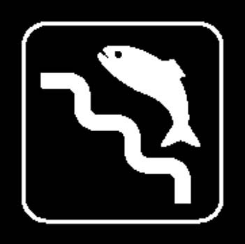 Fischen Bereich Sign Board Vektor
