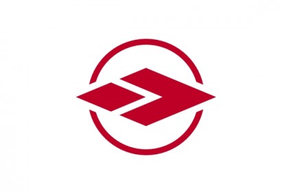 Bandiera di ageo saitama ClipArt