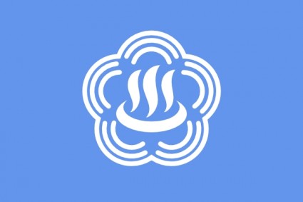 Bandeira da arte de grampo de shizuoka atami