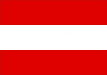 Bandera de clip art de austria