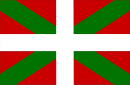 Bandeira da Espanha basca clip-art