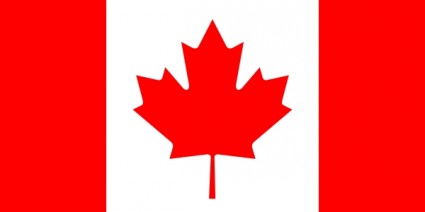 Bandeira da arte de grampo de Canadá