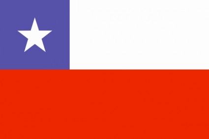 علم شيلي قصاصة فنية
