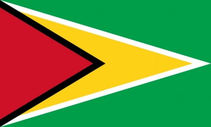 ガイアナ クリップアートの旗