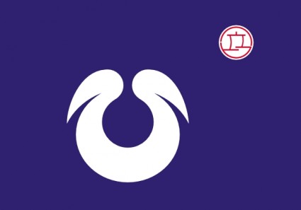 Flagge von Hirakata Osaka ClipArt