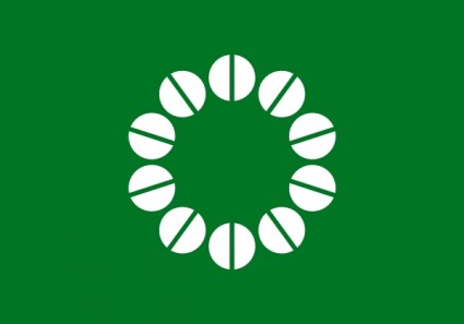 Bandeira da arte de grampo de shizuoka ito