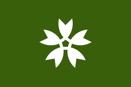 Bandeira de iwakuni yamaguchi clip-art