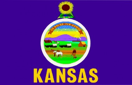Flag Of Kansas Clip Art