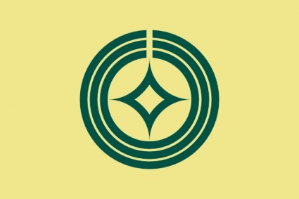 Flagge von Saitama Kawaguchi ClipArt