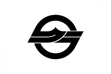 Bandeira da província de okayama kurashiki clip-art
