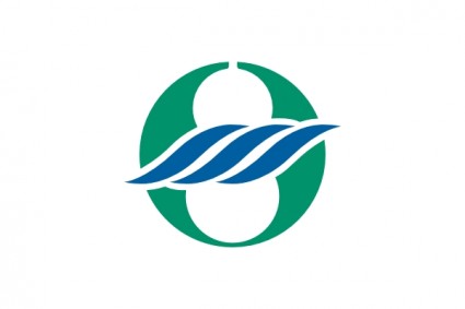 Flagge von Nagahama Shiga ClipArt