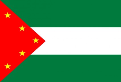 Bandeira da província de obispo santistevan de clip-art