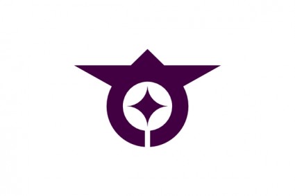 Flagge von Ota Tokyo ClipArt