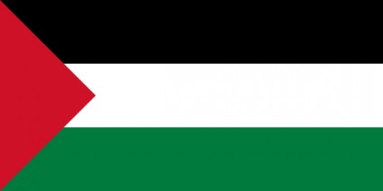 Bandera de clip art de Palestina
