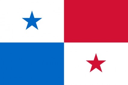 Bandera de clip art de Panamá