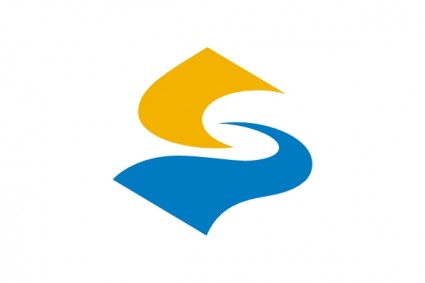 Flagge von Sado Niigata ClipArt