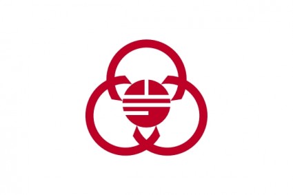 Flagge von Sagamihara Kanagawa ClipArt