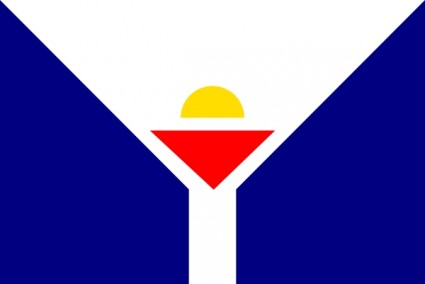 Flagge von Saint-Martin-ClipArt