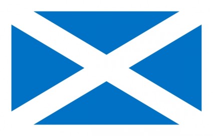 Bandera de clip art de Escocia