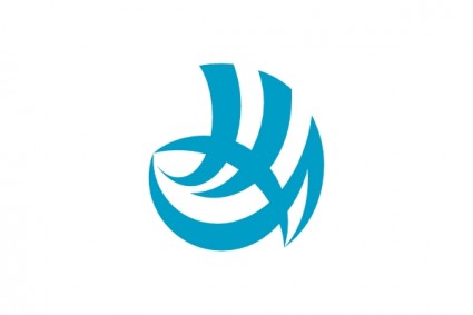 Bandeira de shimonoseki yamaguchi clip-art