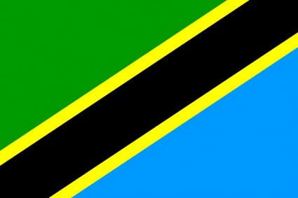 坦桑尼亚的旗子