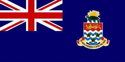 ケイマン諸島の旗をクリップアートします。
